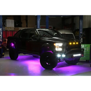 Purple LED lights on Oracle Bluetooth + RF Underbody Rock Light Kit - 8 PCS - ColorSHIFT