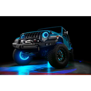 Jeep WRL LEDs in Oracle Bluetooth ColorSHIFT Rock Light Kit