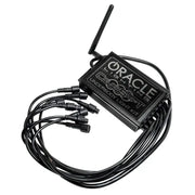 Black cable connected to white background on Oracle Bluetooth + RF Underbody Rock Light Kit - 8 PCS - ColorSHIFT