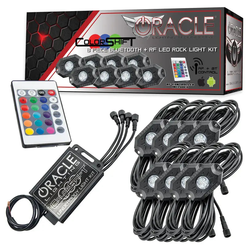 Oracle ColorSHIFT Rock Light Kit - 8 PCS LED