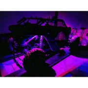 Oracle Bluetooth + RF Underbody Rock Light Kit - ColorSHIFT - Purple Light Shining on Table