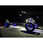 Oracle ColorSHIFT Rock Light Kit for Motorcycle with Blue Lights