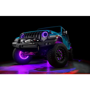 Jeep WRL LEDs on Oracle ColorSHIFT Rock Light Kit