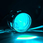 Oracle Demon Eye Projector Illumination Kit - ColorSHIFT on black surface