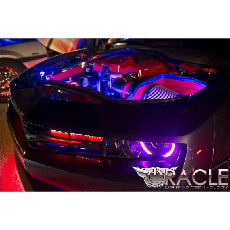 Oracle Engine Bay LED Strips - RGB ColorSHIFT Kit with Purple Light