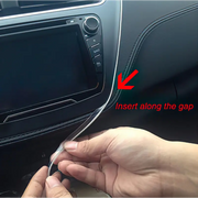 Person holding car key with Oracle Fiber Optic LED Interior Kit - ColorSHIFT