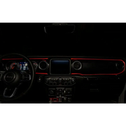 Oracle Fiber Optic LED Interior Kit with red LEDs - integrated edge lighting