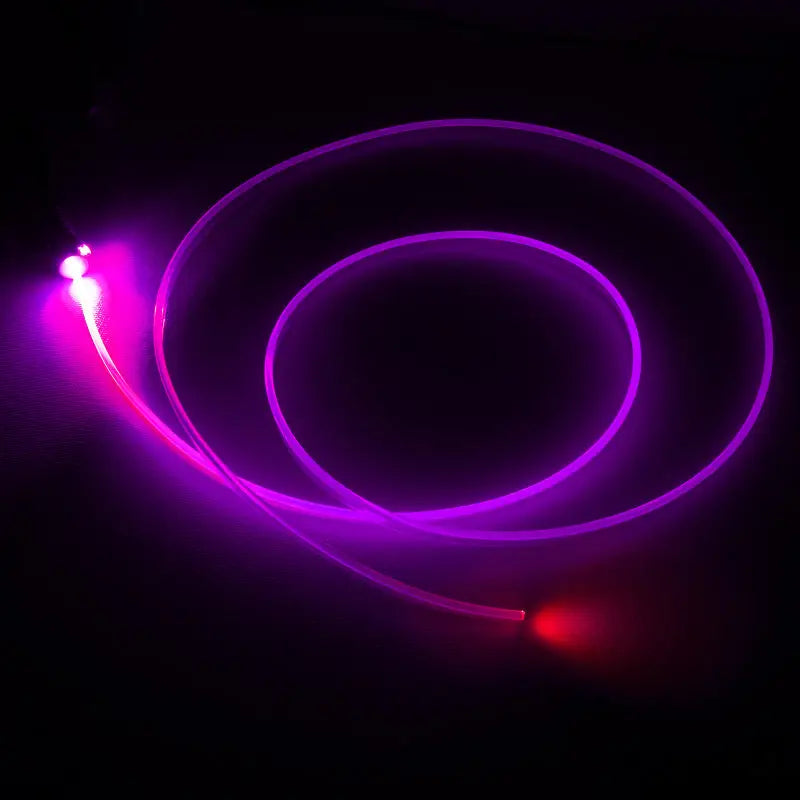 Oracle Fiber Optic LED Interior Kit - ColorSHIFT with purple glow and red light
