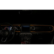 Oracle Fiber Optic LED Interior Kit - ColorSHIFT lights on in car interior