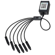 Black wire cables with QR code on Oracle Fiber Optic LED Interior Kit - ColorSHIFT
