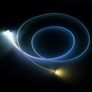 Glowing fiber optic light from Oracle ColorSHIFT Interior Kit