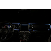 Oracle fiber optic LED interior kit featuring integrated edge blue lights
