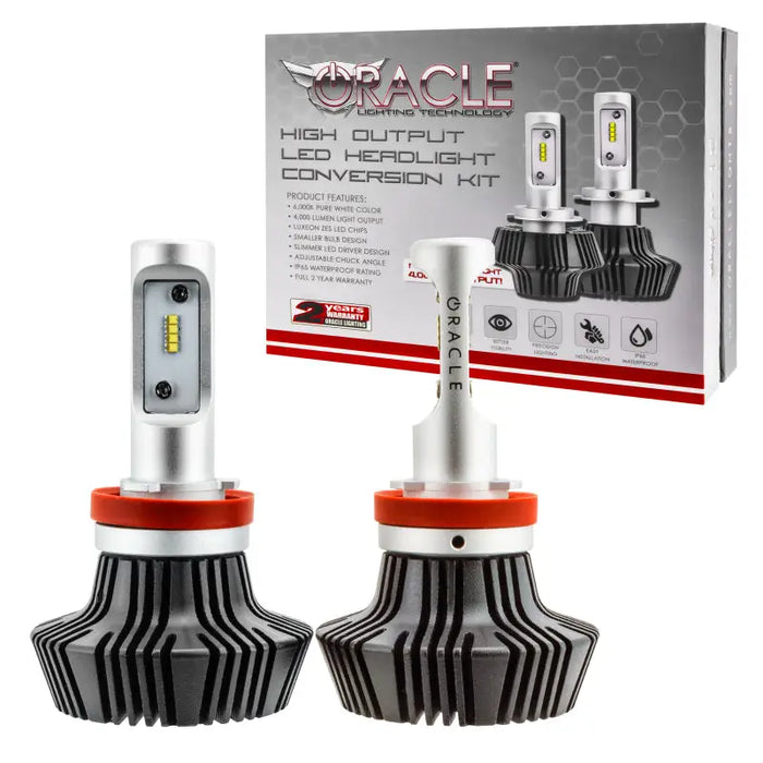 Oracle H11 4000 Lumen LED Headlight Bulbs - 6000K