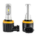 Oracle H11 - VSeries LED Headlight Bulbs, yellow LED bulbs on white background