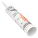 Oracle Headlight Assembly Adhesive - 10 oz Tube: specifically formulated white paint with orange and black stripes