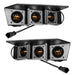 Pair of black LED fog light kit for Steel Bumper - Oracle High 21-22 Ford Bronco Triple LED.