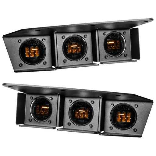 Pair of black LEDs for Jeep from Oracle High fog light kit for Ford Bronco.