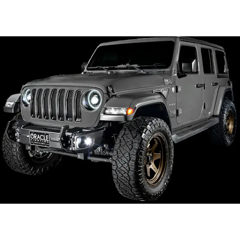 Oracle Jeep Wrangler JK/JL/JT High Performance w LED Fog Lights - ColorSHIFT w/o Controller