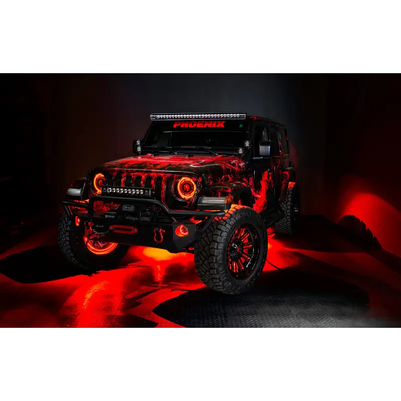 ColorSHIFT LED fog lights for Oracle Jeep Wrangler JK/JL/JT - High Performance W LED