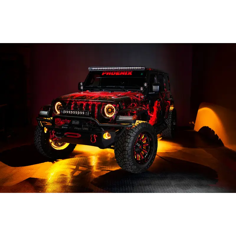 Oracle Jeep Wrangler LED Fog Lights - ColorSHIFT, High Performance