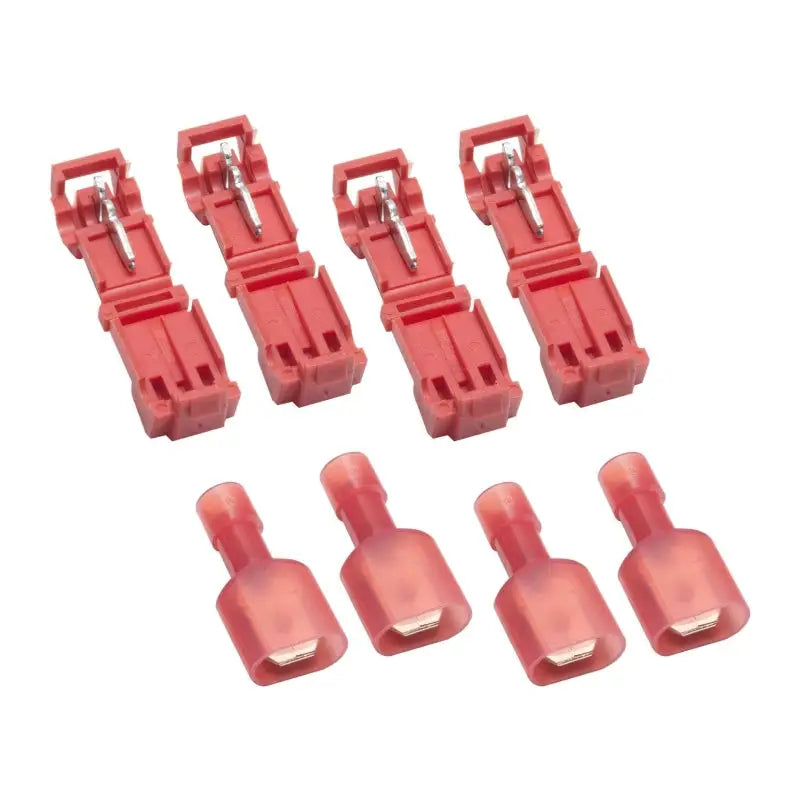 Red electrical wires close up on white surface - Oracle Jeep Wrangler LED Fog Lights