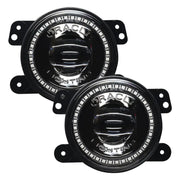 Pair of black LED headlights for Ford by Oracle Jeep Wrangler - LED fog lights.