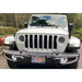 White Jeep with black bumper - Oracle Jeep Wrangler high performance LED fog lights.