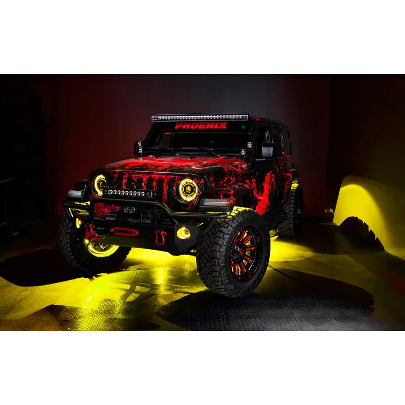 Oracle Jeep Wrangler High Performance W LED Fog Lights - ColorSHIFT