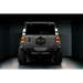 Black Jeep Wrangler JL LED Flush Mount Tail Light rear end view.