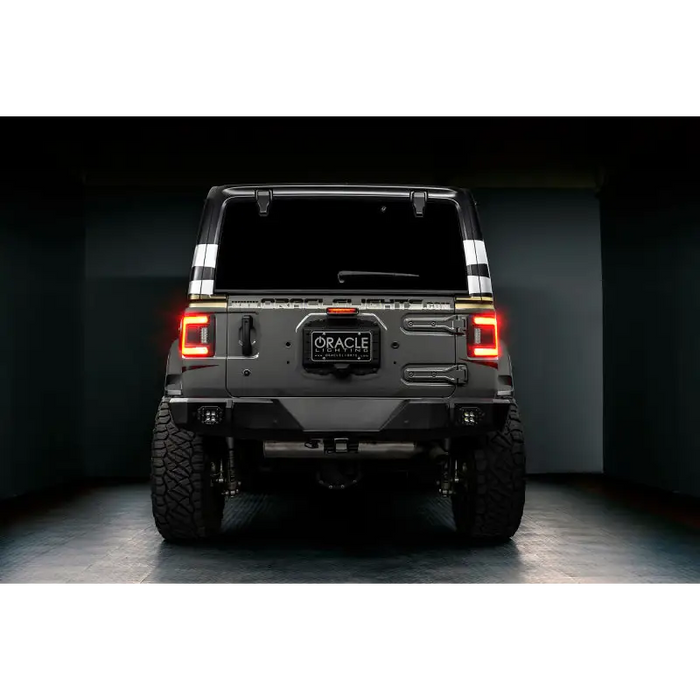 Black Jeep Wrangler JL LED Flush Mount Tail Light.