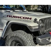 Oracle Jeep Wrangler JL Smoked Lens LED Front Sidemarkers with Rubicon logo on jeep