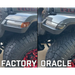 Gray Honda four-wheeler ATV with Jeep Wrangler JL Smoked Lens LED Front Sidemarkers