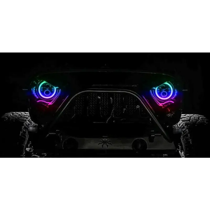 Oracle Jeep Wrangler JL/Gladiator JT 7in. LED Headlights - Colorful LED Lights on Jeep Car