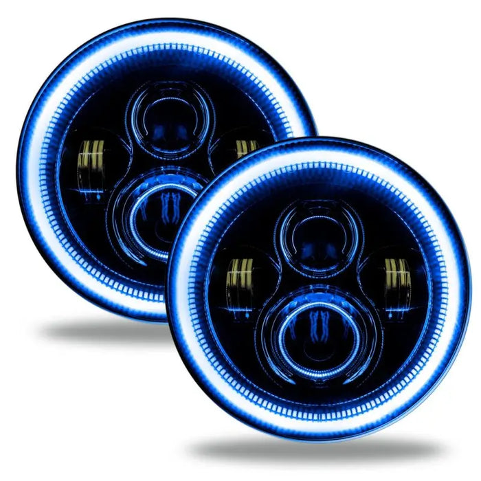 Pair of blue LED headlights for Ford - Oracle Jeep Wrangler JL/Gladiator JT 7in. High Powered LED Headlights