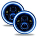 Pair of blue LED headlights for Ford - Oracle Jeep Wrangler JL/Gladiator JT 7in. High Powered LED Headlights