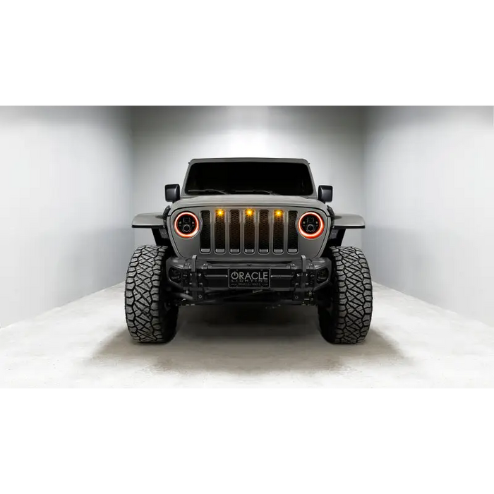 Oracle Jeep Wrangler JL/Gladiator JT LED Headlights in white room