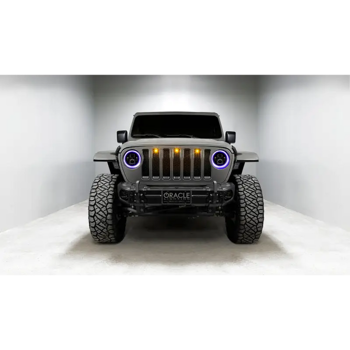 Oracle Jeep Wrangler JL/Gladiator JT 7in. High Powered LED Headlights - Dynamic - Dynamic.