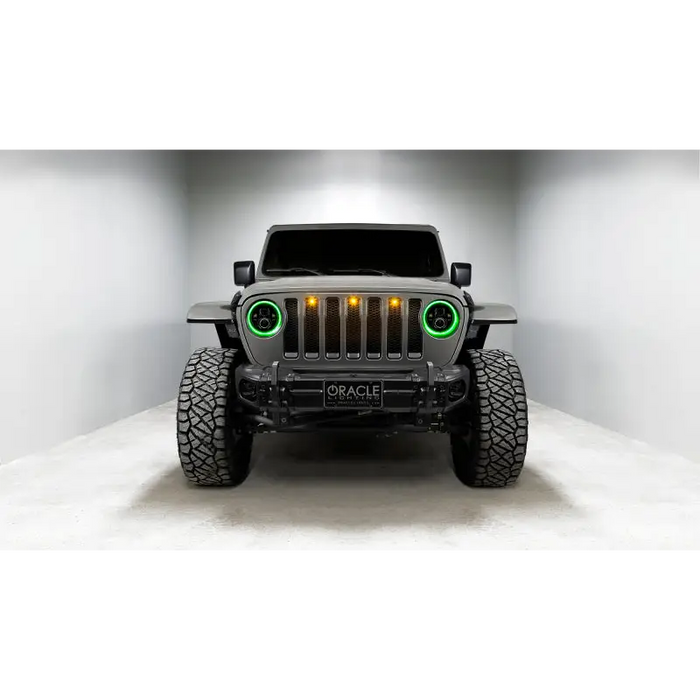 Dynamic Oracle Jeep Wrangler JL/Gladiator JT LED Headlights - Green Light