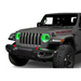 Dynamic Oracle Jeep Wrangler JL/Gladiator JT 7in. LED Headlights - gray jeep with green LEDs