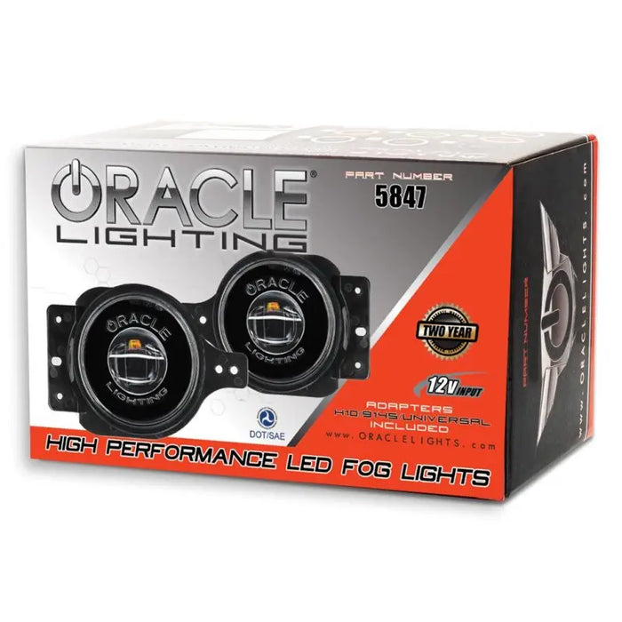 Oracle LED fog lights for Ford Wrangler JL Gladiator in white