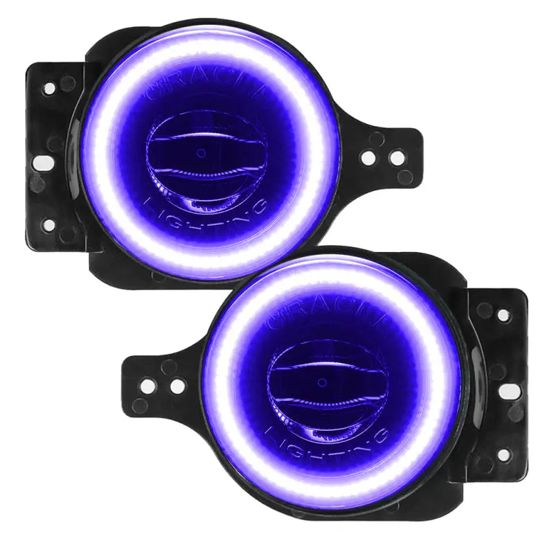Blue LED fog lights for Ford Mustang by Oracle Jeep Wrangler -ColorSHIFT.