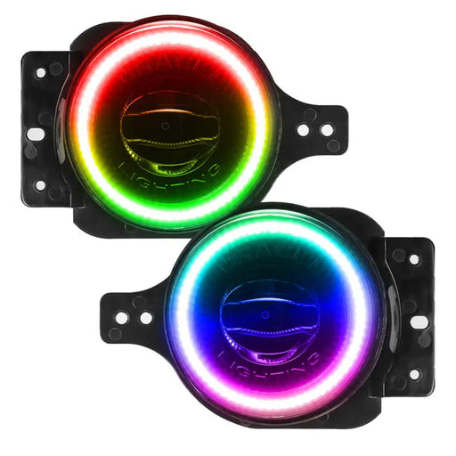 Pair of LED fog lights for Oracle Jeep Wrangler JL/JT Sport High Performance - ColorSHIFT.