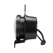 Black and white speaker attached to black stand - Oracle Jeep Wrangler LED Fog Lights