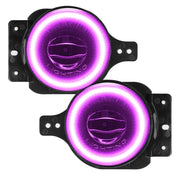 Pair of purple LED fog lights for Oracle Jeep Wrangler - sport high performance