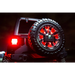 Jeep with Oracle LED Illuminated Wheel Ring 3rd Brake Light - Red