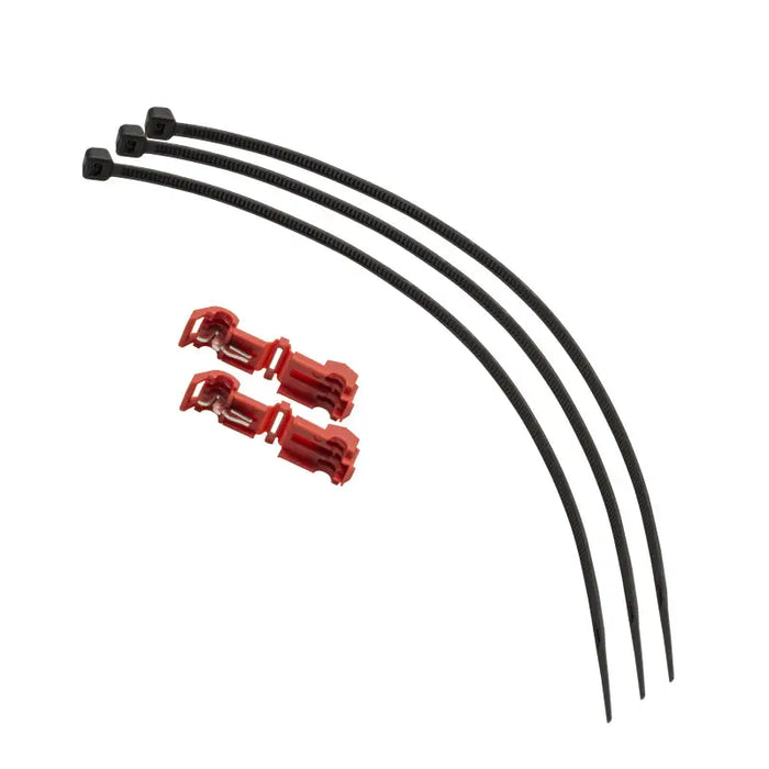 Red plastic cable ties for Oracle LED Illuminated Wheel Ring 3rd Brake Light.