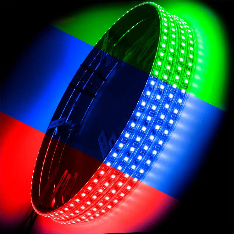 Oracle LED illuminated wheel rings with ColorSHIFT - 15in. - No Remote