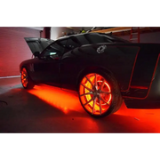 Oracle LED Illuminated Wheel Rings - Red Light and ColorSHIFT Display