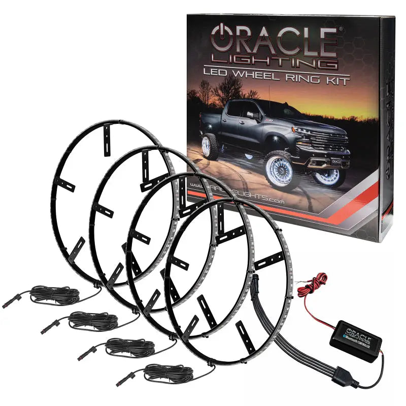 Oracle LED Wheel Rings for Ford F250 - ColorSHIFT Dynamic