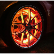 Oracle LED Illuminated Wheel Rings - ColorSHIFT Dynamic - ColorSHIFT - Dynamic - LED wheel rings with fiery tire accent